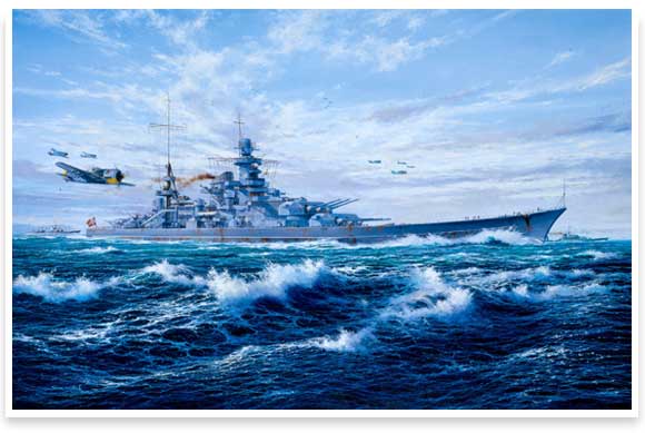 Escort to the Scharnhorst by Simon Atack